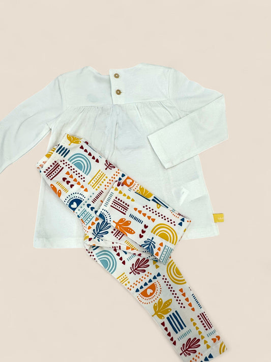 Conjunto étnico multicolor Peques del Valle