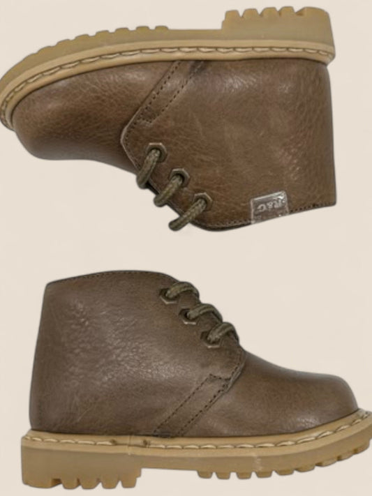 Botas safari niño piel marrón R&G R&C