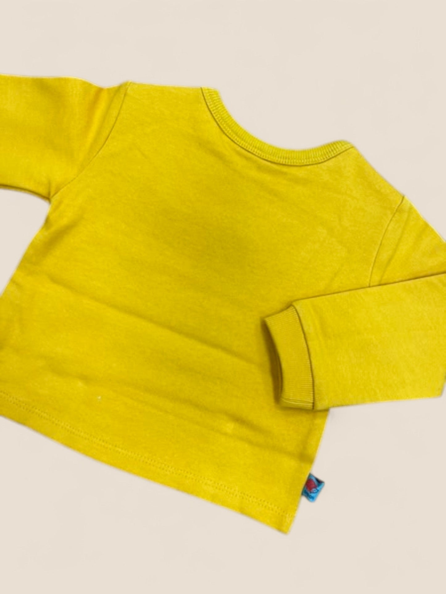 Camiseta bebé amarilla manga larga con erizo explorador BOBOLI