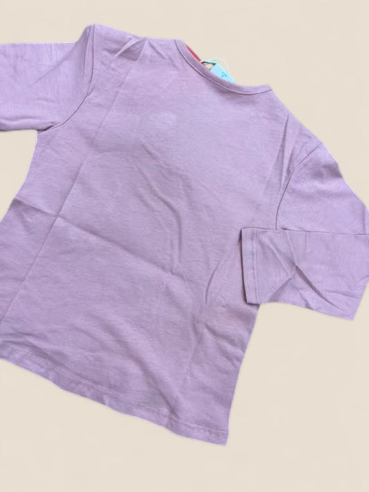 Camiseta niña rosa con dibujo invernal BOBOLI