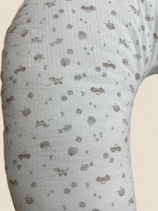 Cojín de lactancia estampado muselina Uzturre UZTURRE