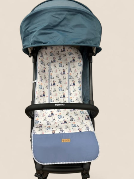 Silla de paseo Inglesina azul ligera y compacta Inglesina