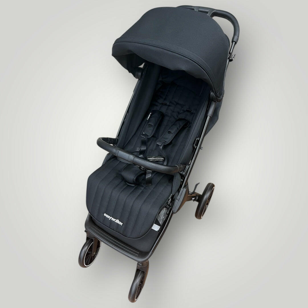 Carrito de paseo negro Easywalker jackey 2 XL | Plegable, moderno y ultra práctico Peques del Valle