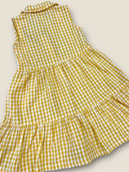 Vestido vichy amarillo Peques del Valle