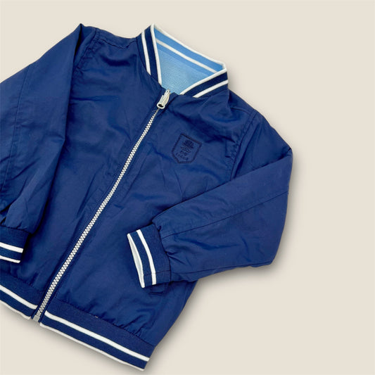 Bomber azul marino.