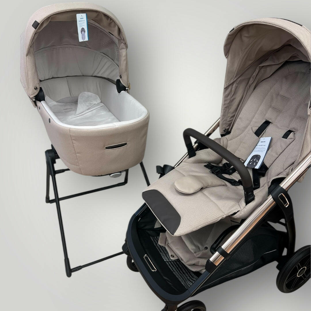 Carrito de bebé Inglesina Aptica beige 3 en 1 Peques del Valle