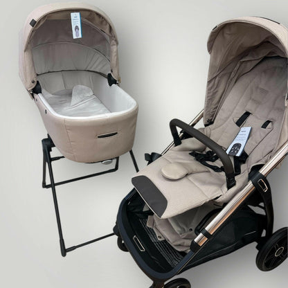 Carrito de bebé Inglesina Aptica beige 3 en 1 Peques del Valle