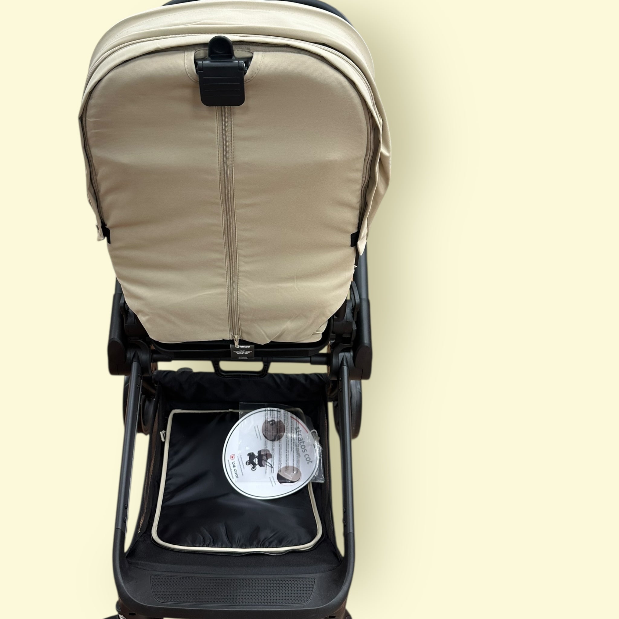 Carrito Be Cool Stratos beige 2 en 1 — Silla + Capazo BE COOL