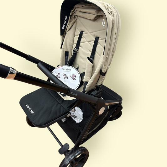 Carrito Be Cool Stratos beige 2 en 1 — Silla + Capazo BE COOL