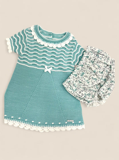 Vestido punto agua con braguita.
