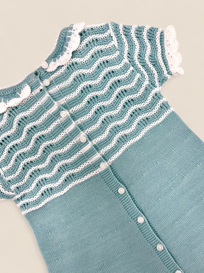 Vestido punto agua con braguita.