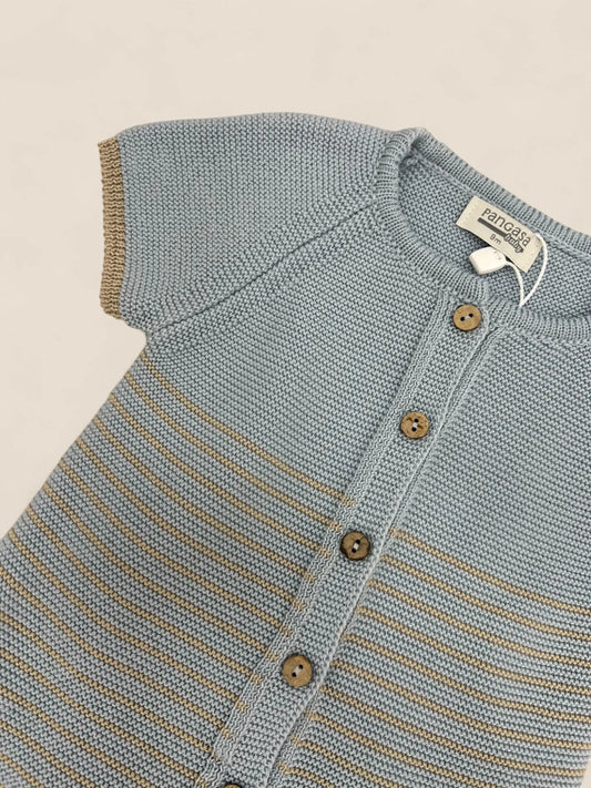Conjunto punto azul y beige Peques del Valle