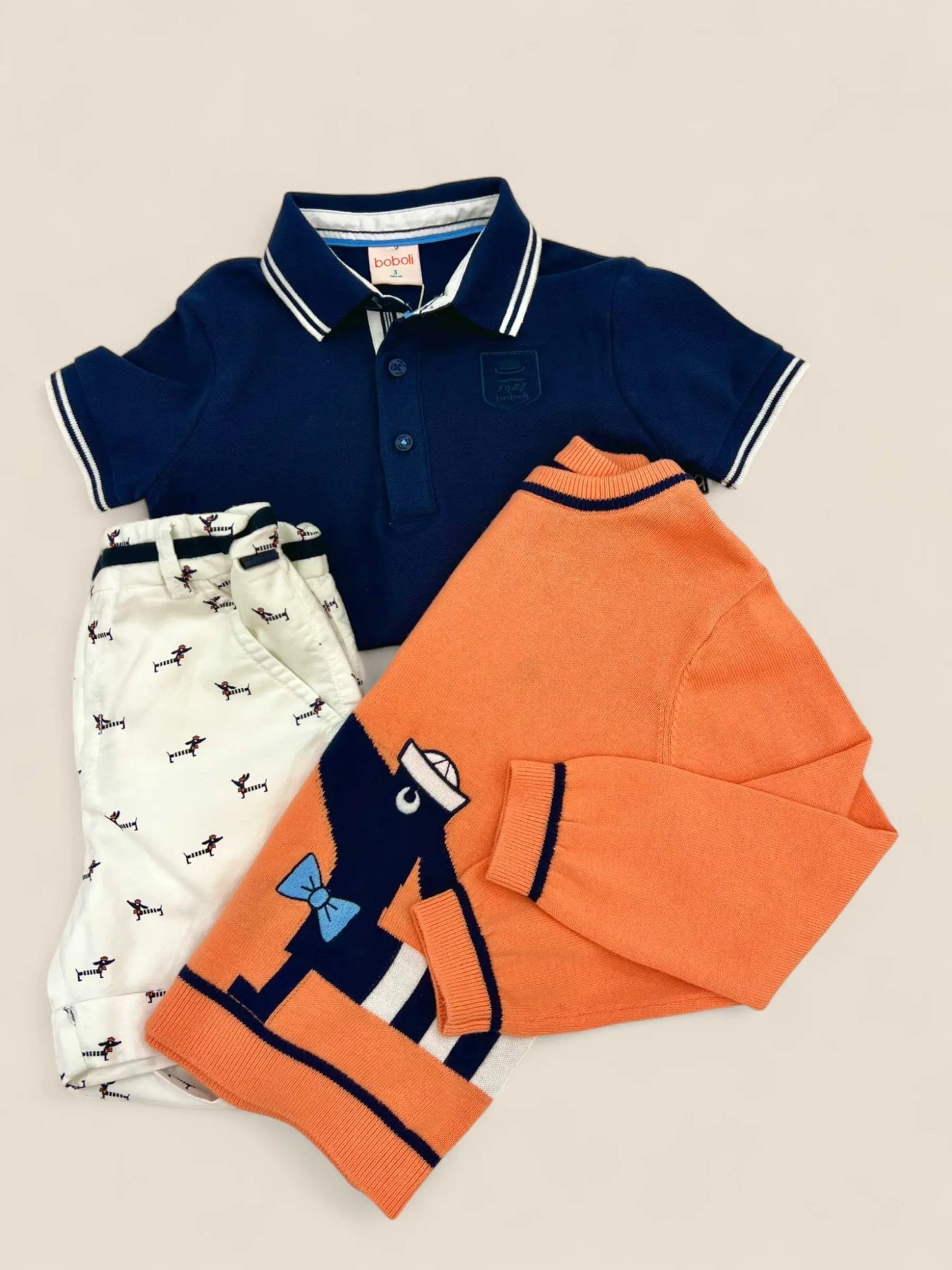 Conjunto perrito marinero Peques del Valle