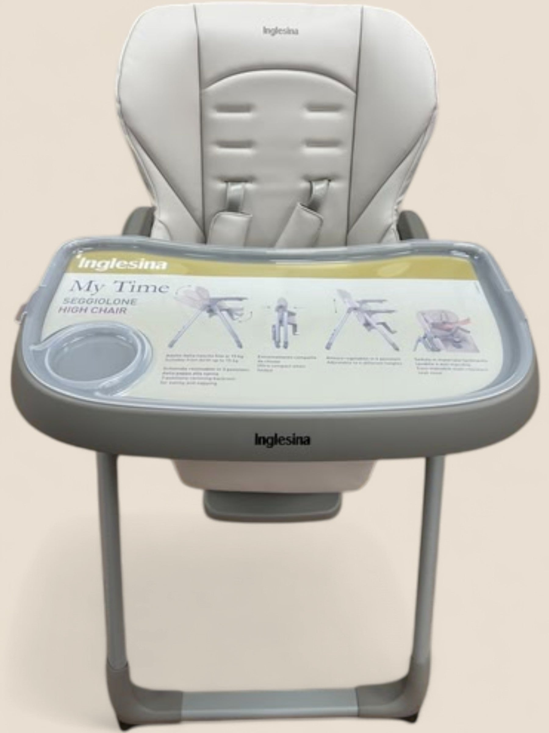 Trona Inglesina My Time beige reclinable Inglesina