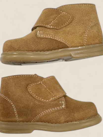 Botas bebé serraje camel con velcro R&C R&C