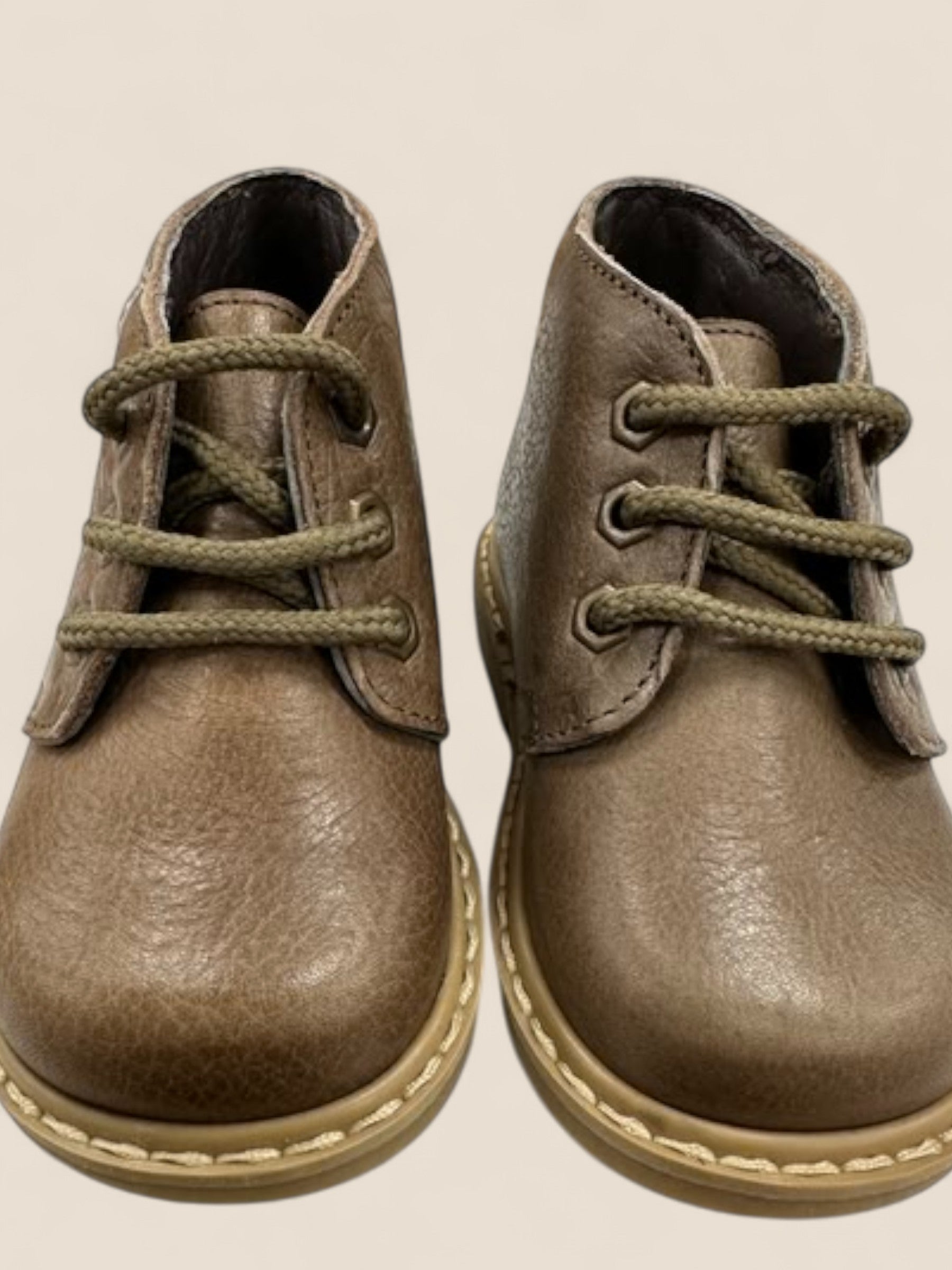 Botas safari niño piel marrón R&G R&C