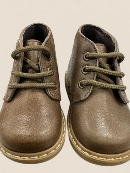 Botas safari niño piel marrón R&G R&C