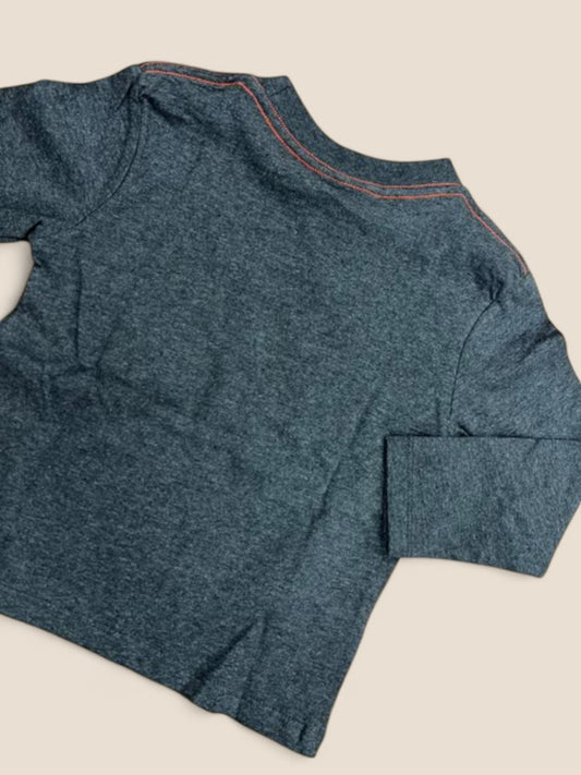 Camiseta niño gris oscuro "Mountain Hiking" BOBOLI