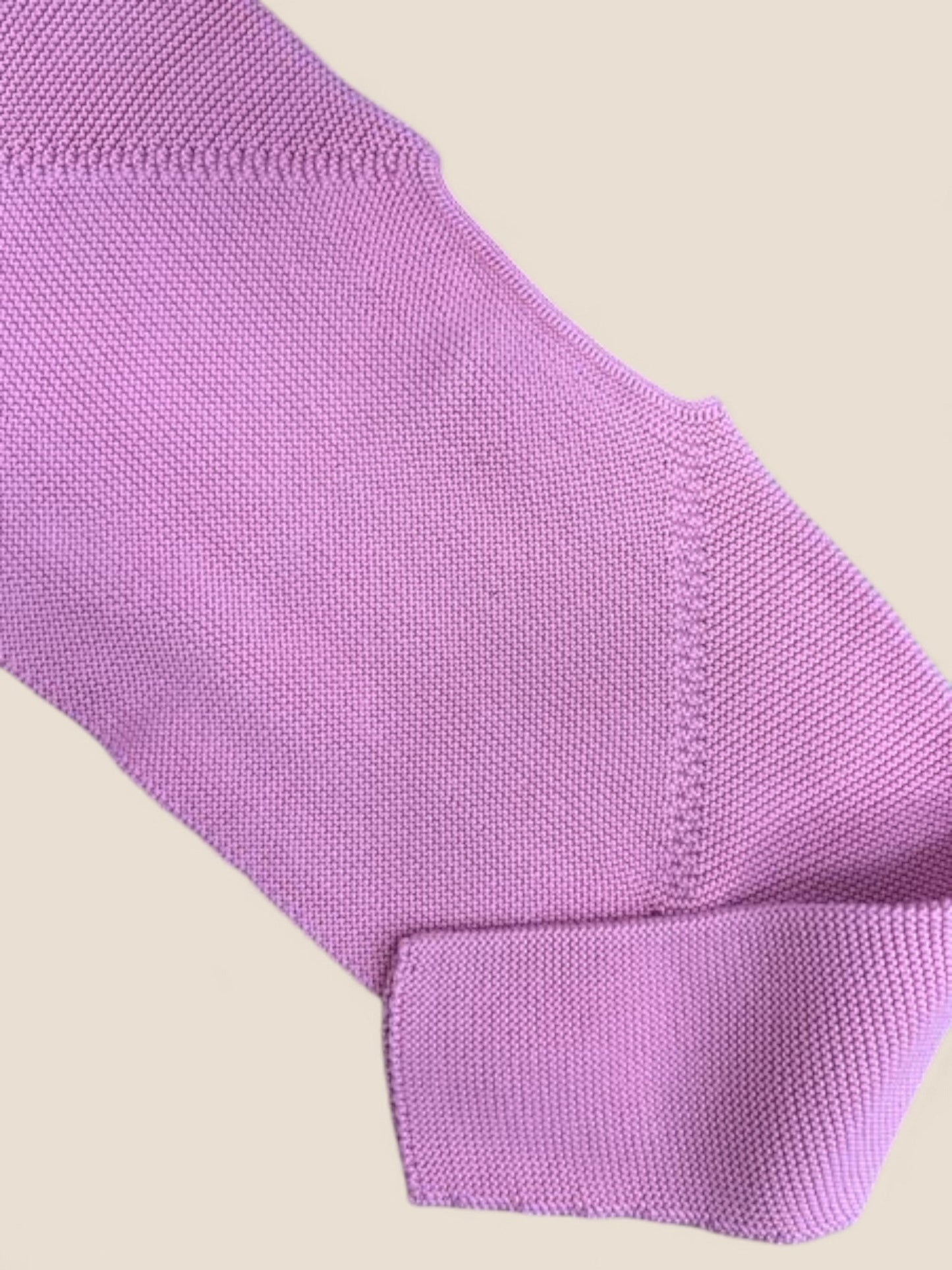 Chaqueta de punto bebé rosa con detalle calado CUCÚ