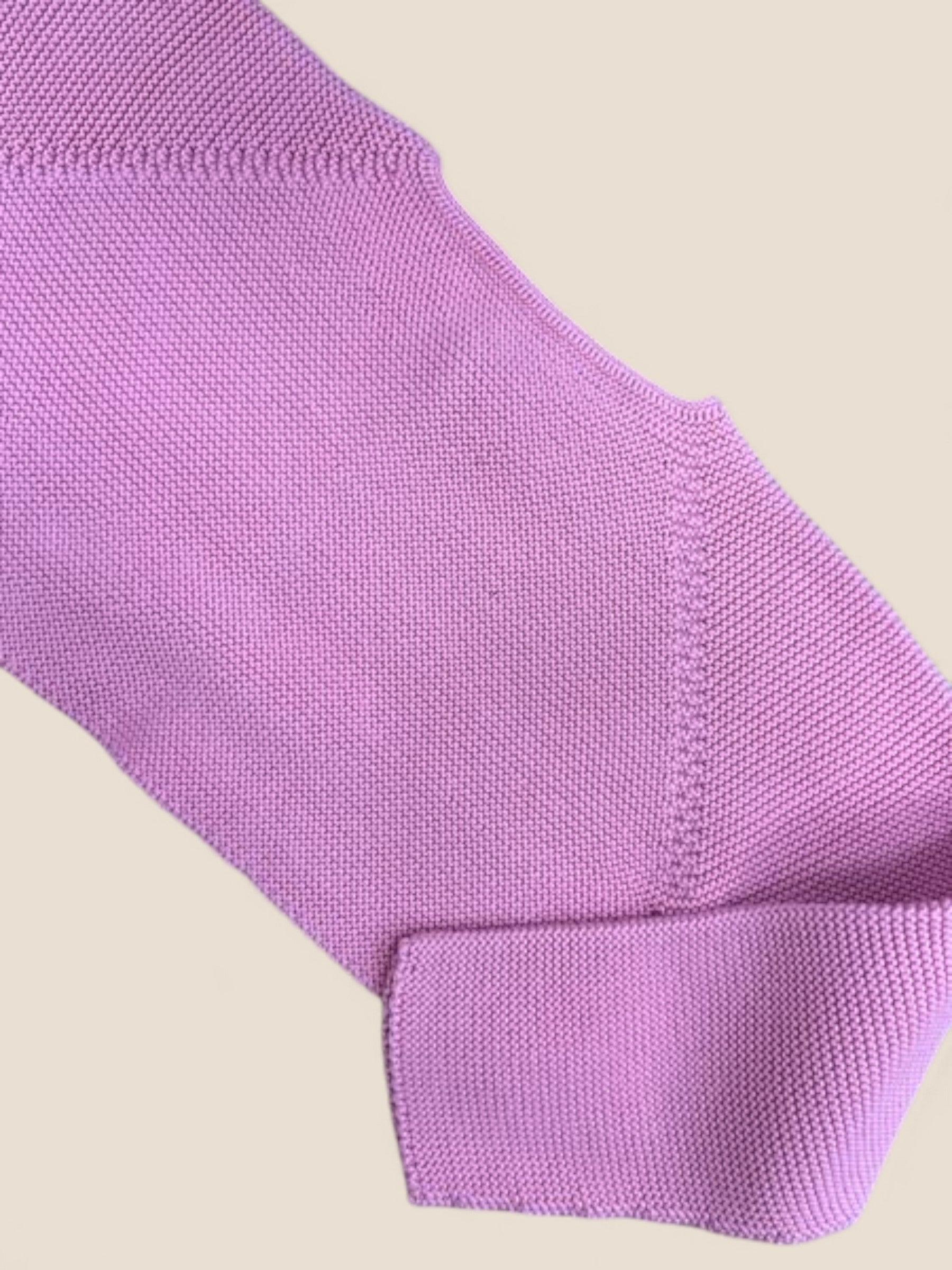 Chaqueta de punto bebé rosa con detalle calado CUCÚ