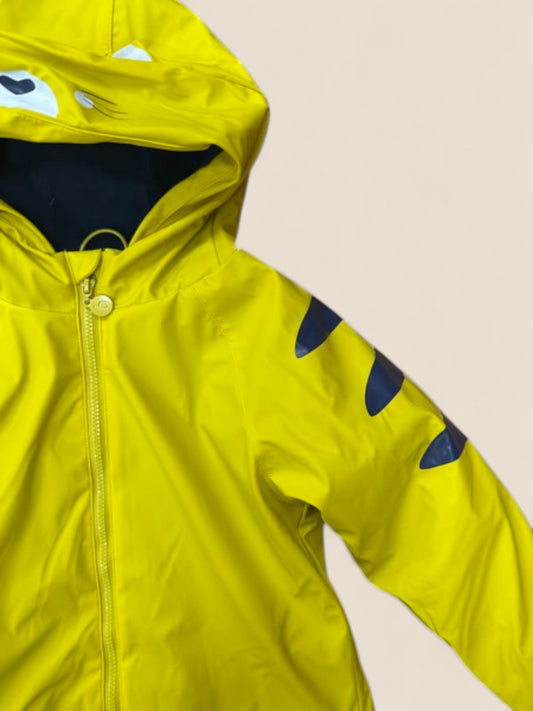 Chubasquero amarillo infantil con capucha orejitas BOBOLI