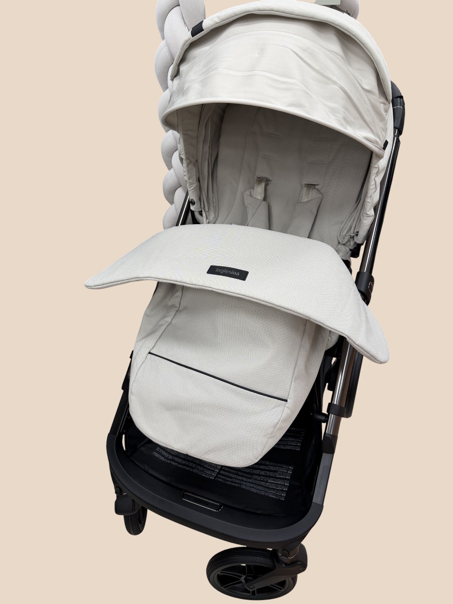 Carrito Inglesina Electa 3 en 1 color arena — Capazo + Silla + Grupo 0 Inglesina