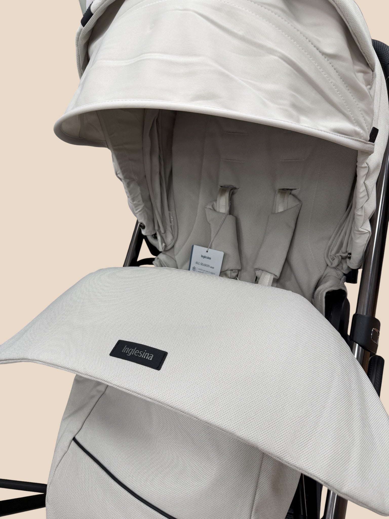 Carrito Inglesina Electa 3 en 1 color arena — Capazo + Silla + Grupo 0 Inglesina