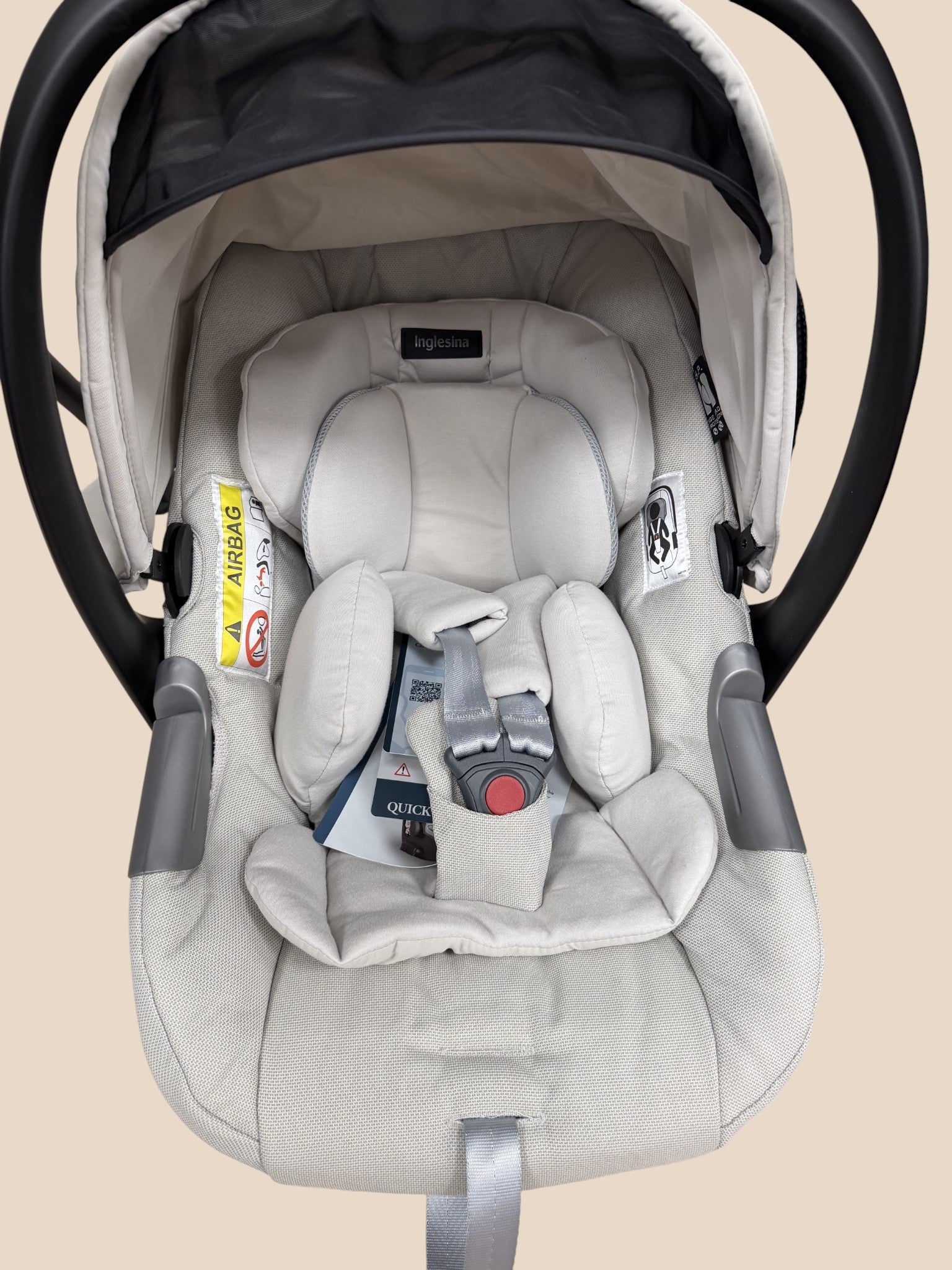 Carrito Inglesina Electa 3 en 1 color arena — Capazo + Silla + Grupo 0 Inglesina