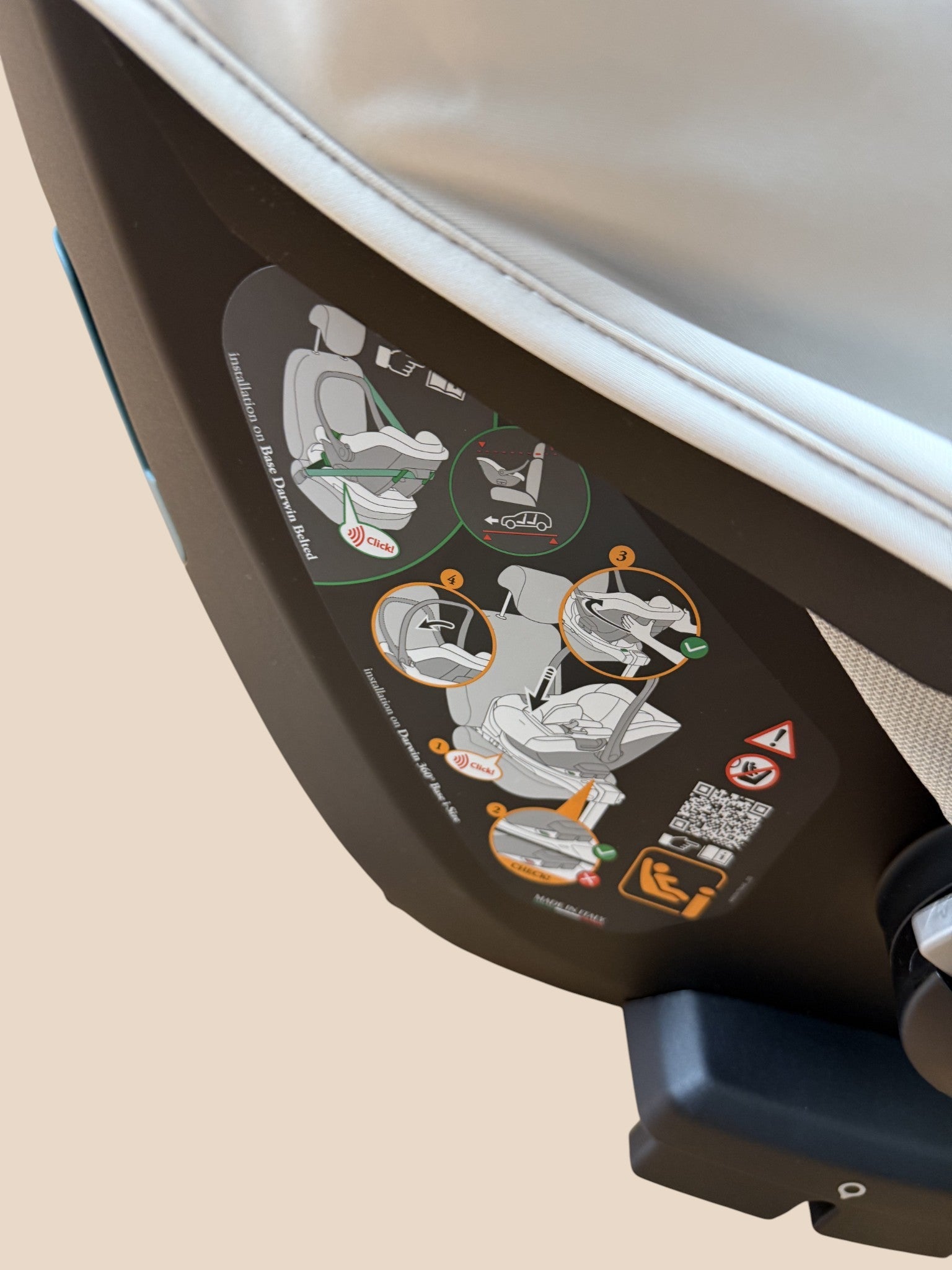 Carrito Inglesina Electa 3 en 1 color arena — Capazo + Silla + Grupo 0 Inglesina