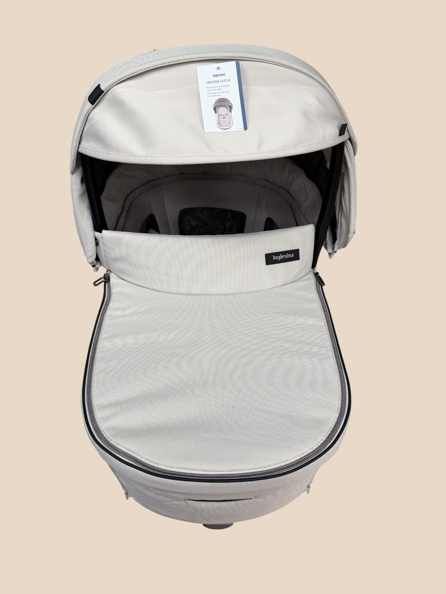 Carrito Inglesina Electa 3 en 1 color arena — Capazo + Silla + Grupo 0 Inglesina