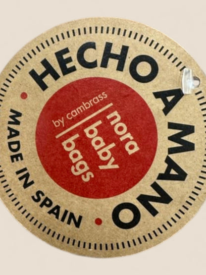 Saco capazo bebé vichy rosa nordic MOM babybag UZTURRE