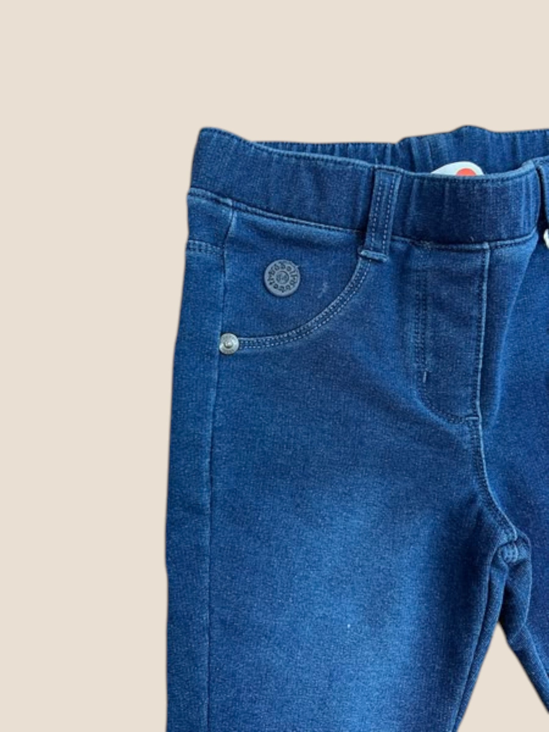 Jegging denim azul elástico con cintura cómoda BOBOLI
