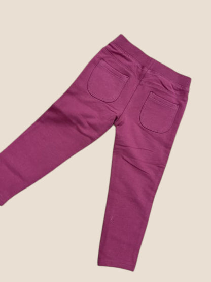 Jegging fucsia de punto elástico con cintura cómoda BOBOLI