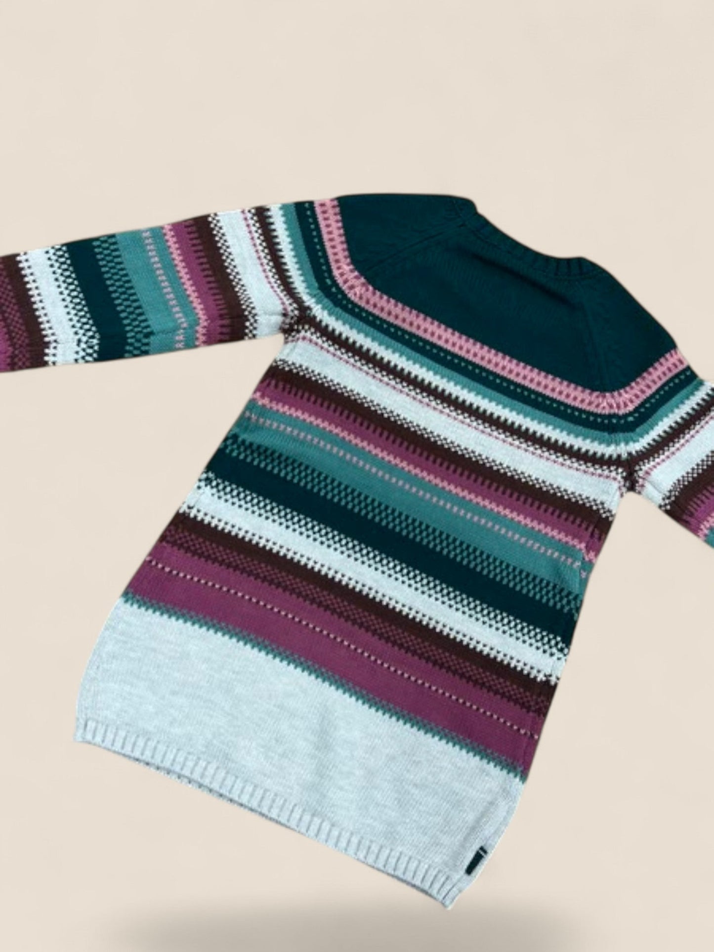 Jersey de punto multicolor con rayas geométricas BOBOLI