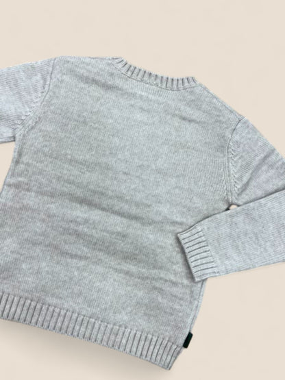 Jersey niña gris con dibujo de seta BOBOLI