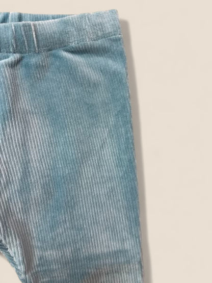 Leggins niña pana azul celeste BOBOLI