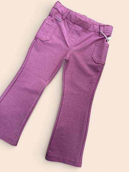 Pantalón morado tipo vaquero de algodón