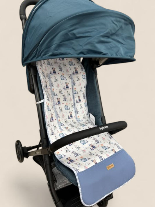 Silla de paseo Inglesina azul ligera y compacta Inglesina